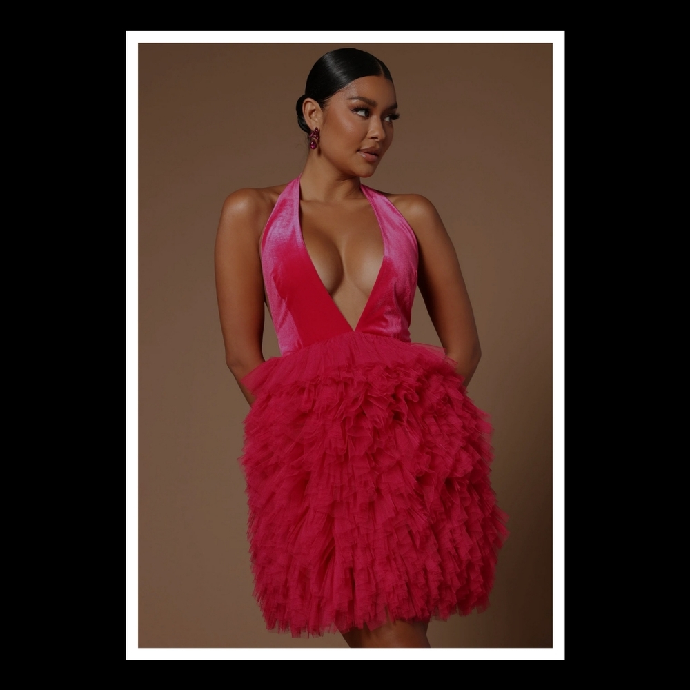 💋FASHION NOVA LILYANA TULLE PROM MINIDRESS!!!